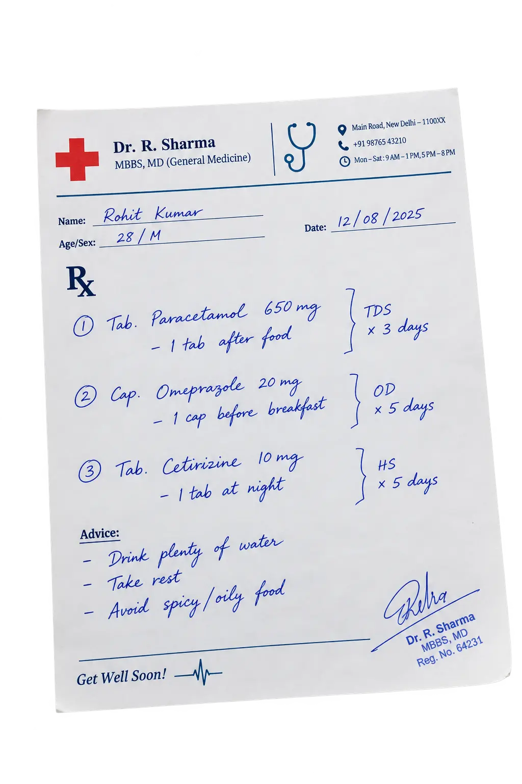 The prescription
