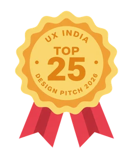 Top 25 Design Pitch, UX India 2026
